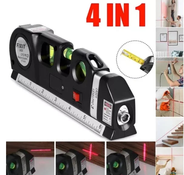Nível Laser Profissional Trena Level Pro3 Estágios Nivelador