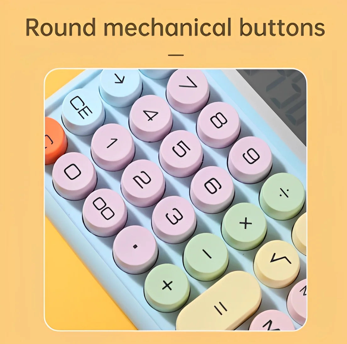 Calculadora Colorida Morandi De 12 Dígitos Teclado Mecânico De Ponto Grande Multineos - Store