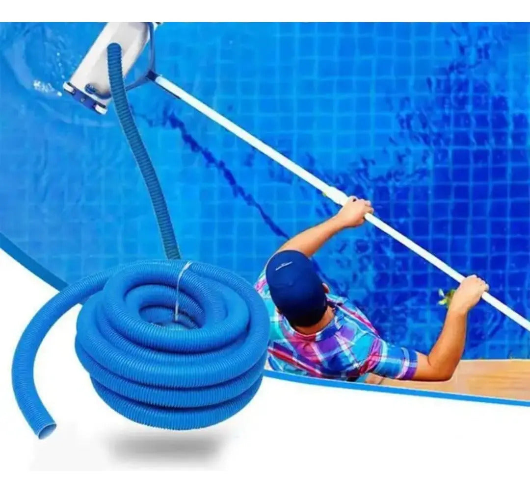 Mangueira De Piscina Para Aspirar Com 8 Metros Atacado Azul