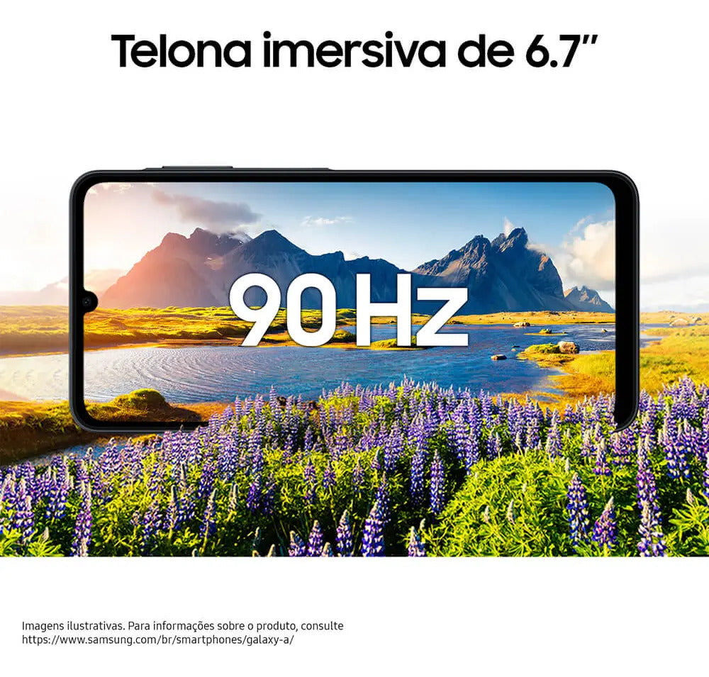 Celular Galaxy A07 256gb, 8gb, Câmera 50mp, Tela 6.7 , Proteção Ip54, Processador 6nm - Violeta