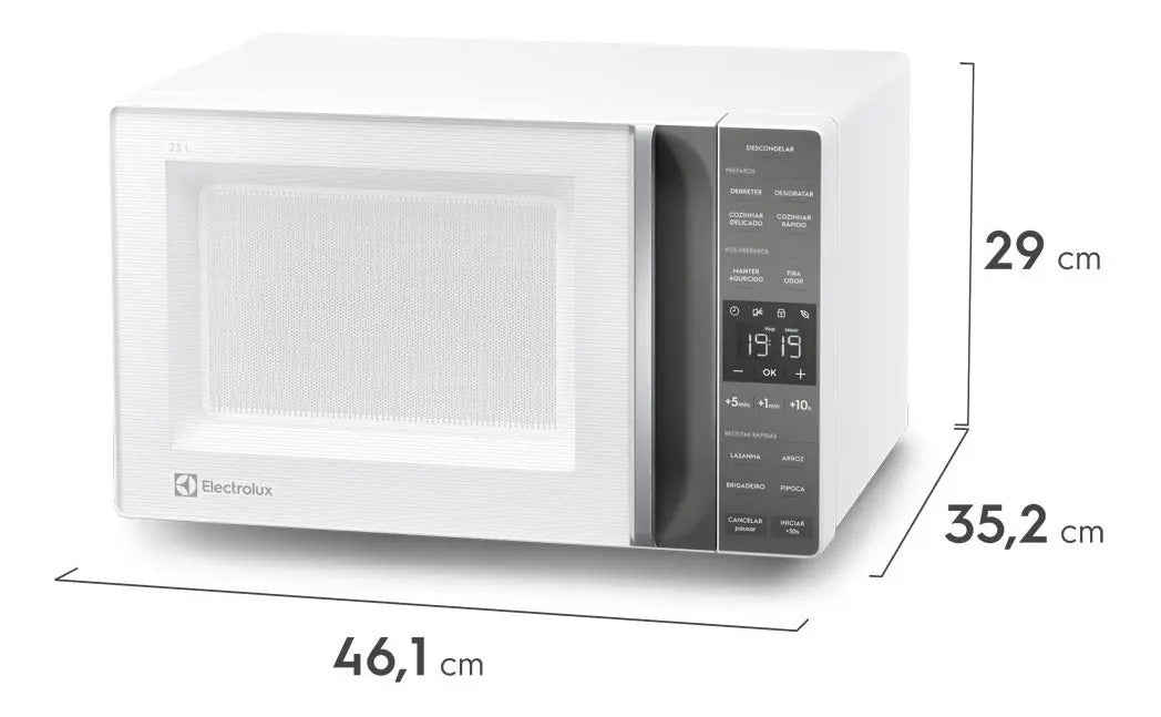 Micro-ondas Electrolux Branco 23L Efficient ME23B