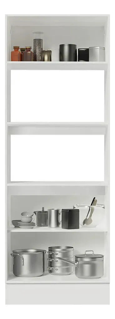 Torre Quente Armário de Cozinha Para 2 Fornos 100% Mdf Branco Smart Madesa G267500909