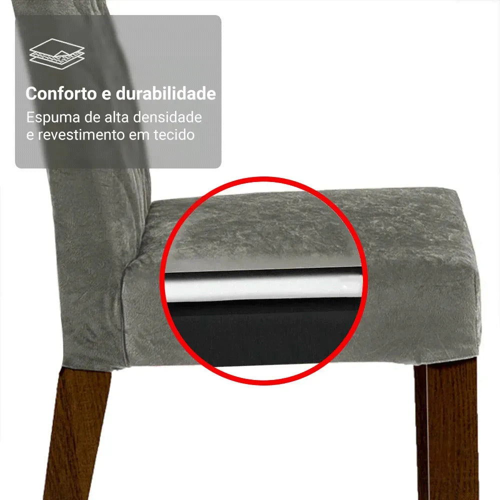 Mesa Lyli com Vidro Temperado