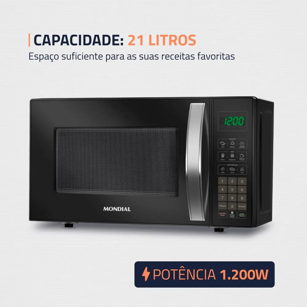 Micro-Ondas Mondial 1200W MO-01-21-B