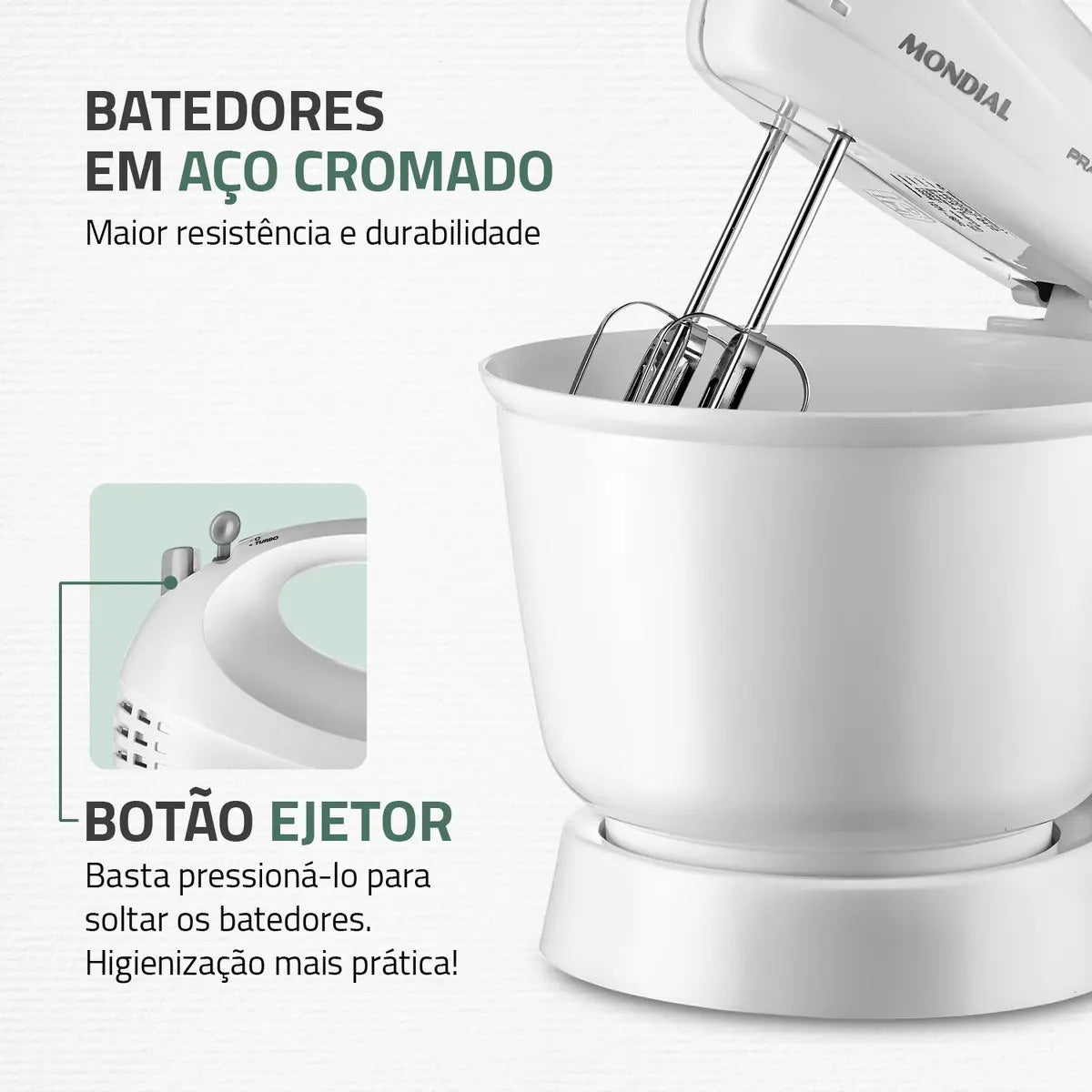 Batedeira Prática, Mondial, 400W - B-44-W