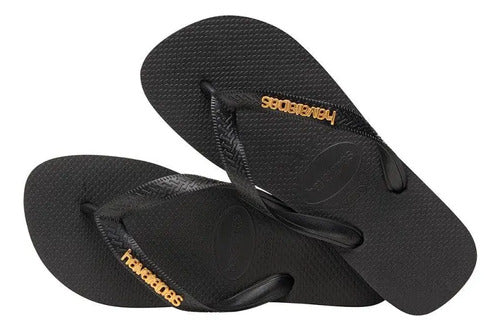 Sandália Havaianas Top Logo Metallic Tira Larga