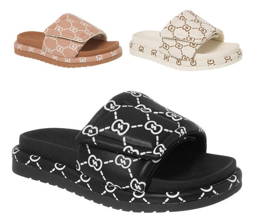 Sandália Flatform Feminina Donna Santa Papete 2026