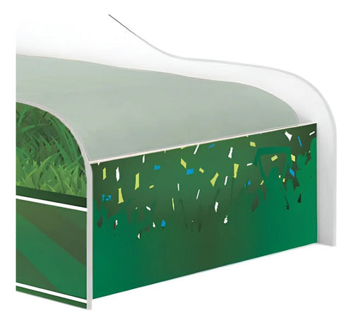 Mini Cama Infantil Futebol Com Colchão