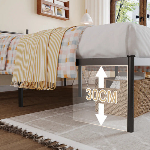 Cama Ferro De Casal De Cabeceira Estilo Moderno Facil Instal