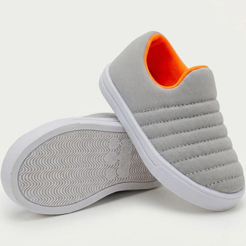 Tênis Infantil Menino Slip On Iate Calce Fácil Leve Escolar