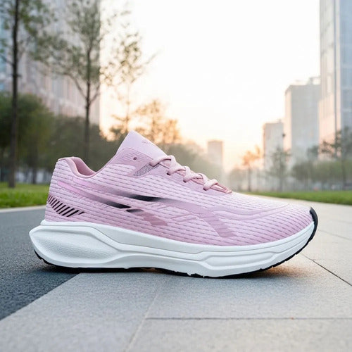 Tênis Elite Unissex Design Premium Rosa Academia Caminhada
