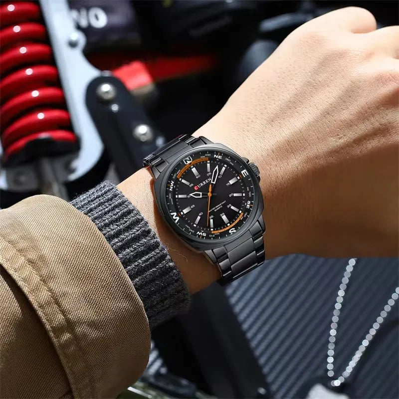 Relógio de Pulso Masculino Elegante de Quartzo – Modelo 15