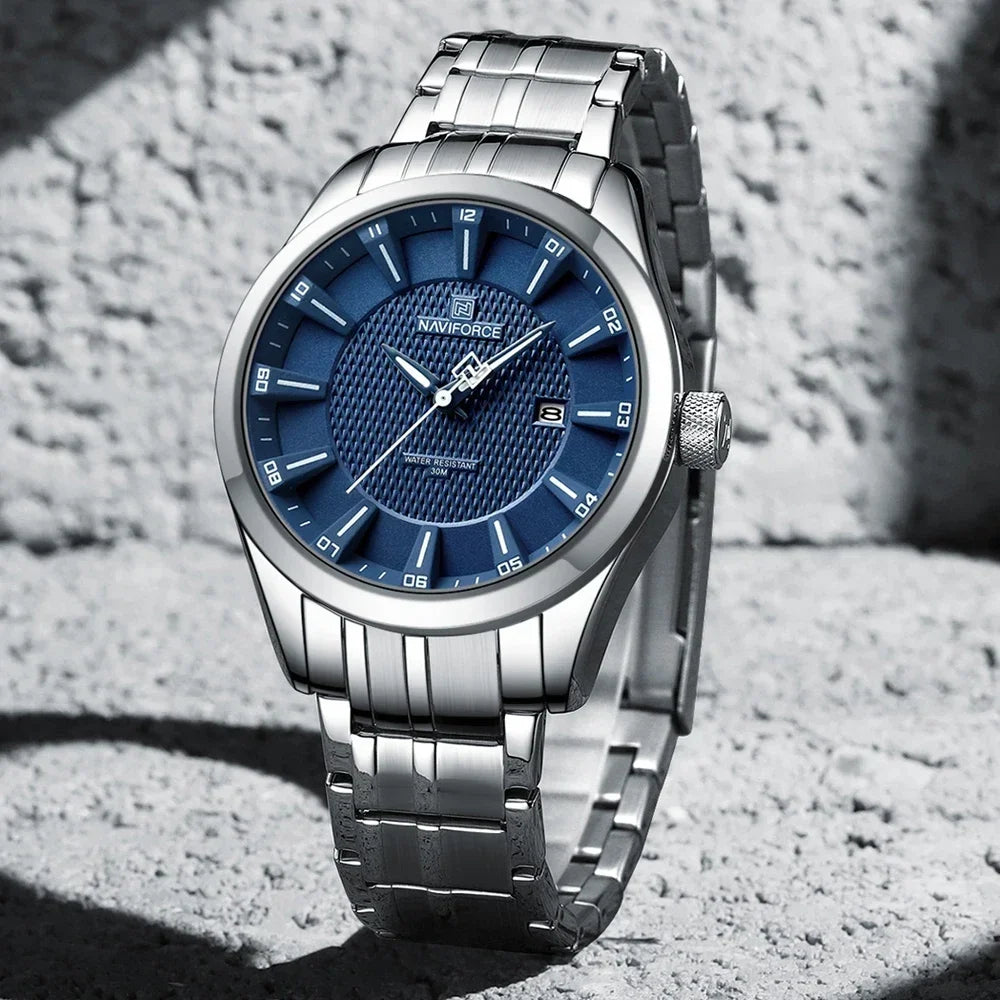 Relógio de Pulso Masculino Elegante de Quartzo com Luminoso – Modelo 12