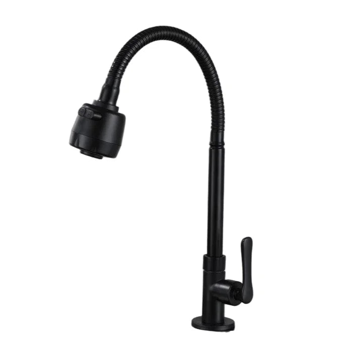 Torneira Cozinha Parede Gourmet Inox Flexível Cromada Premium Anti-corrosão Luxo