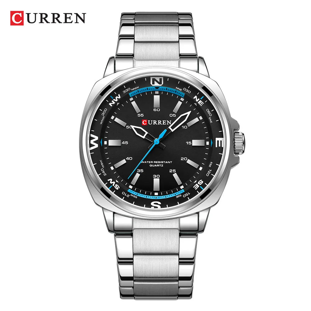 Relógio de Pulso Masculino Elegante de Quartzo – Modelo 15