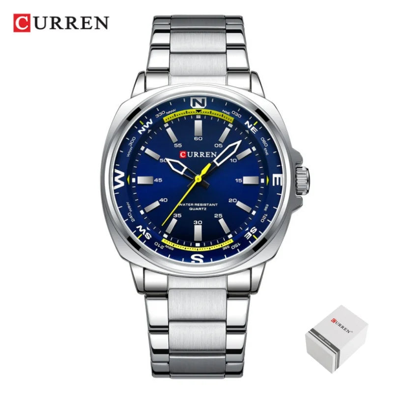Relógio de Pulso Masculino Elegante de Quartzo – Modelo 15