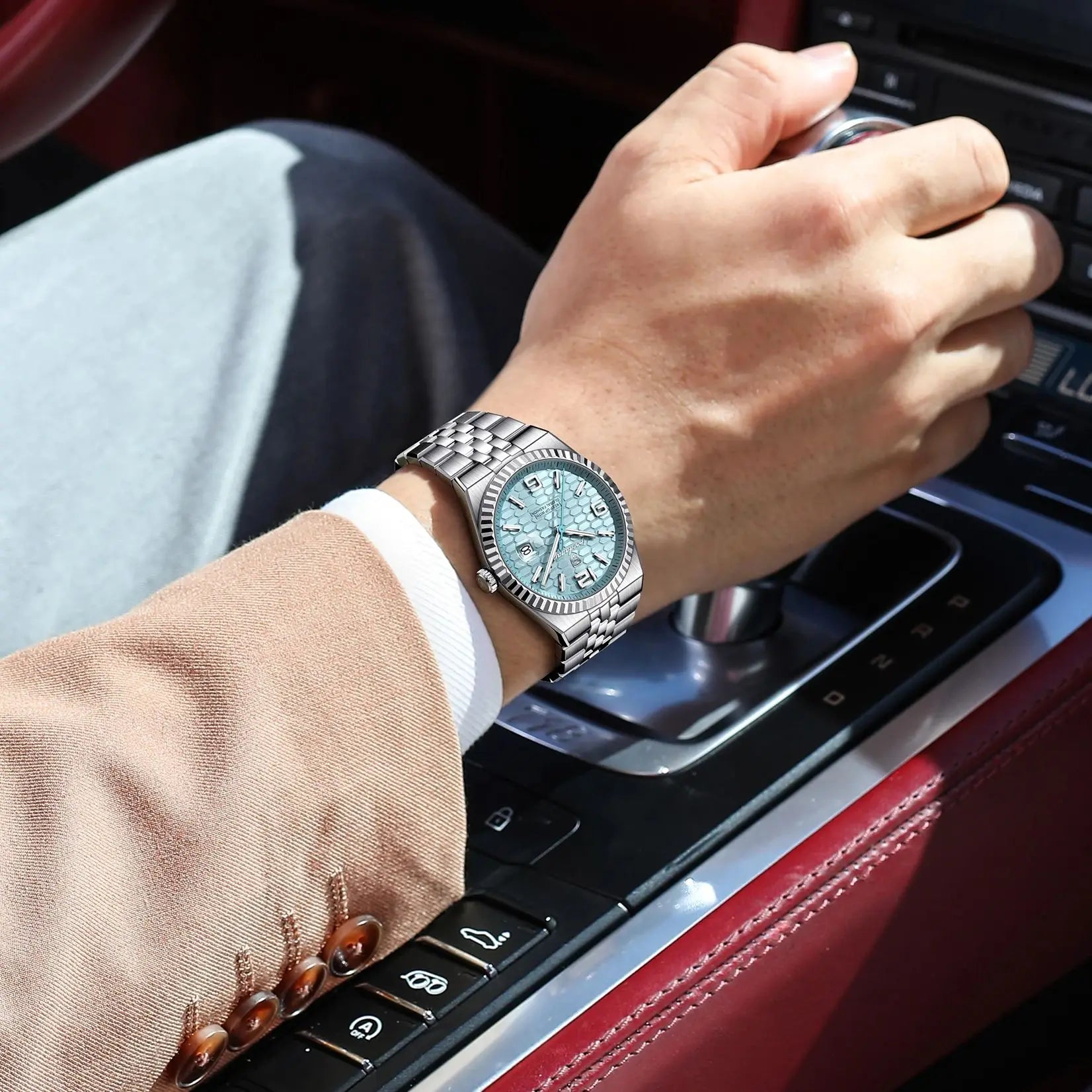 Relógio de Pulso Masculino Elegante de Quartzo com Calendário – Modelo 28