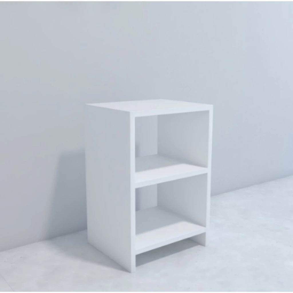 Mesa de Cabeceira Nicho Quarto Preto/Branco