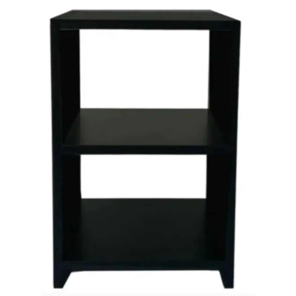 Mesa de Cabeceira Nicho Quarto Preto/Branco