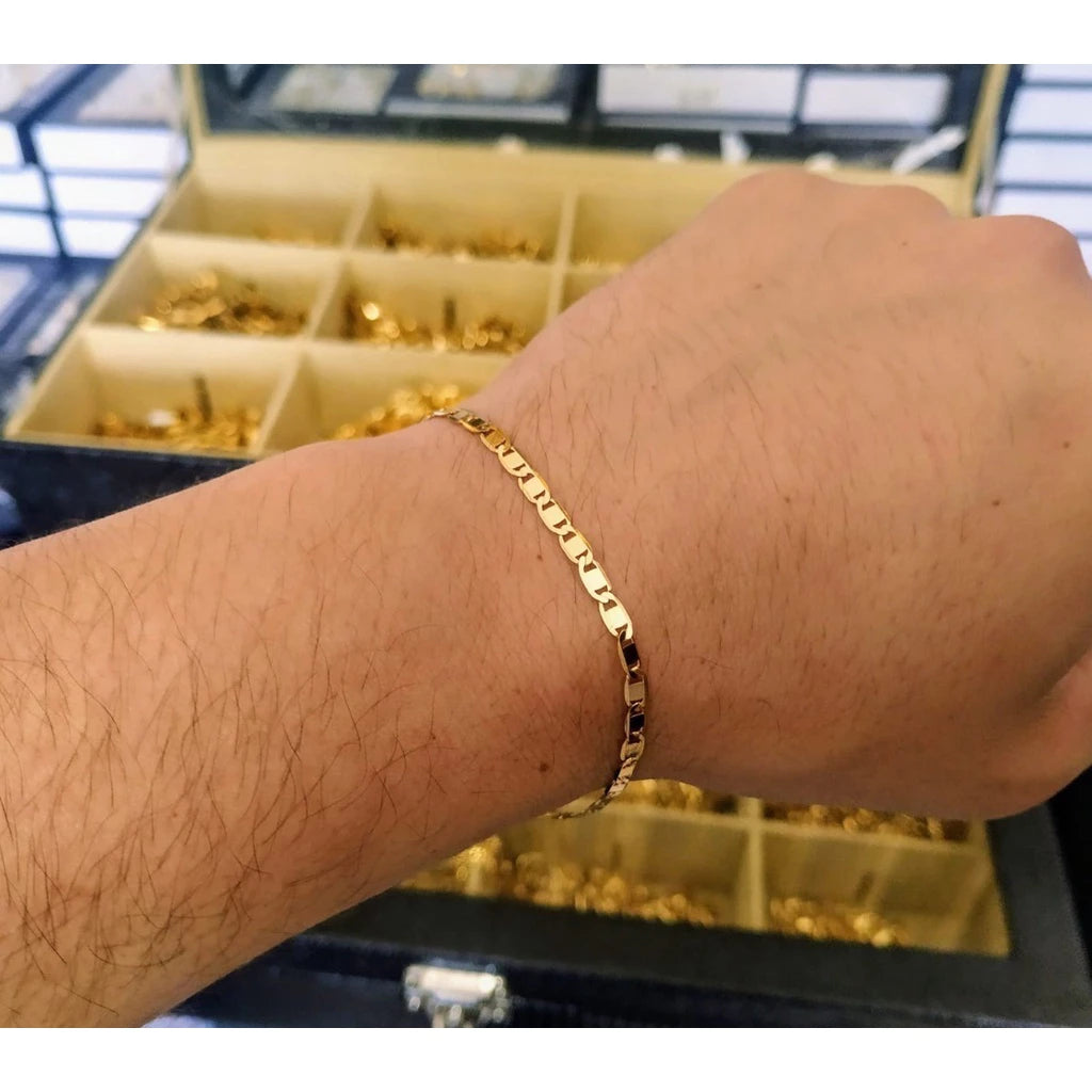 Kit Conjunto Corrente Masculino Com Pulseira E Pingente Tudo Posso Moeda Antiga Banhado A Ouro 18k