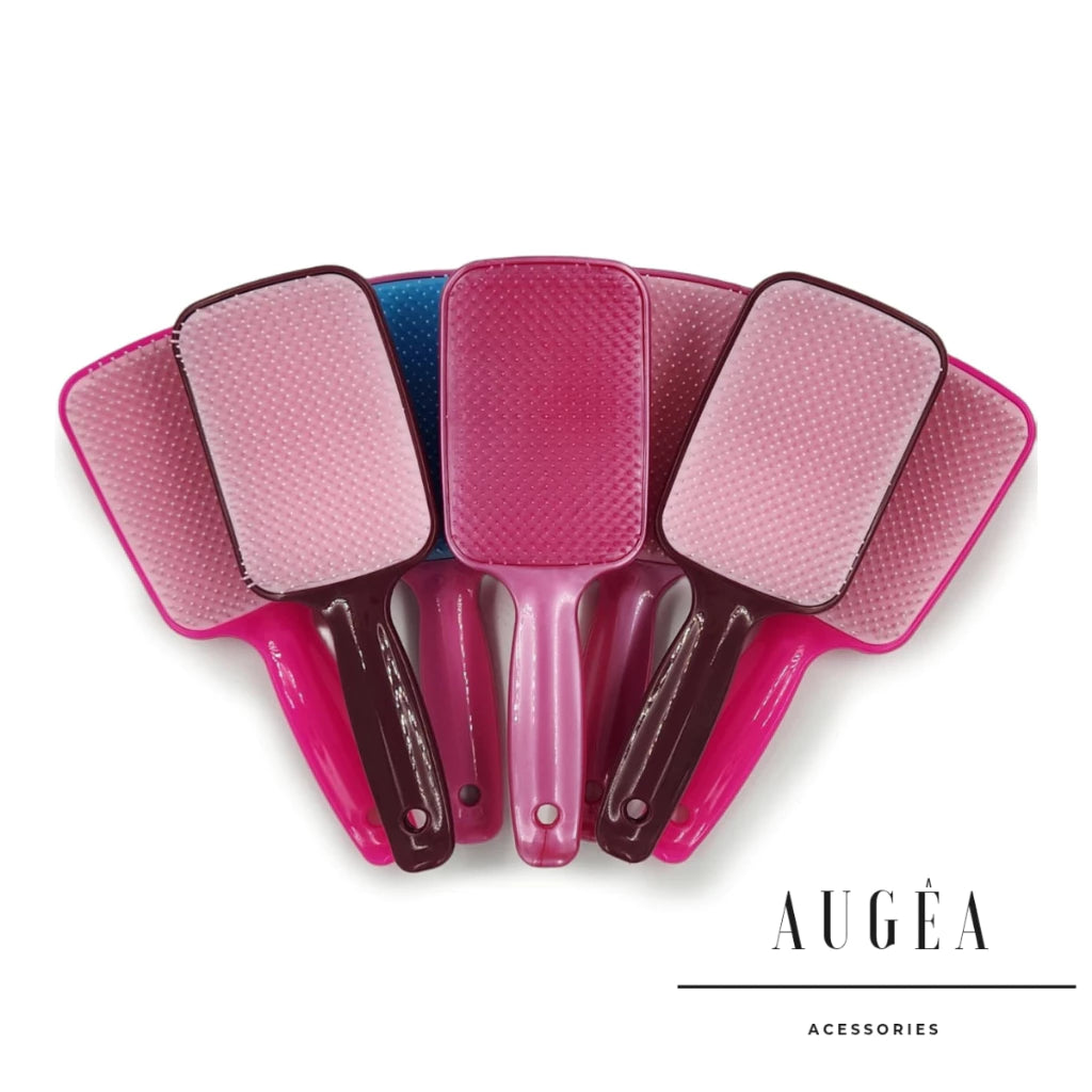 Escova de Cabelo Raquete Flex Desembaraçadora Mágica Finalização