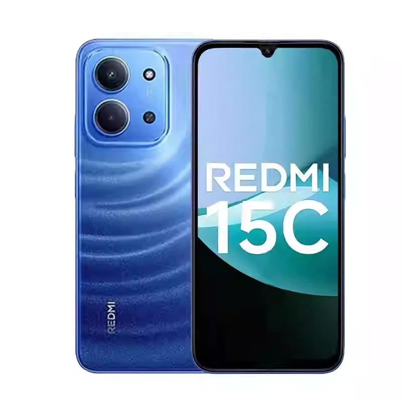 Redmi 15C Dual Sim 128GB 256GB cores 4GB 8GB RAM Tela 6.9", 6000mah