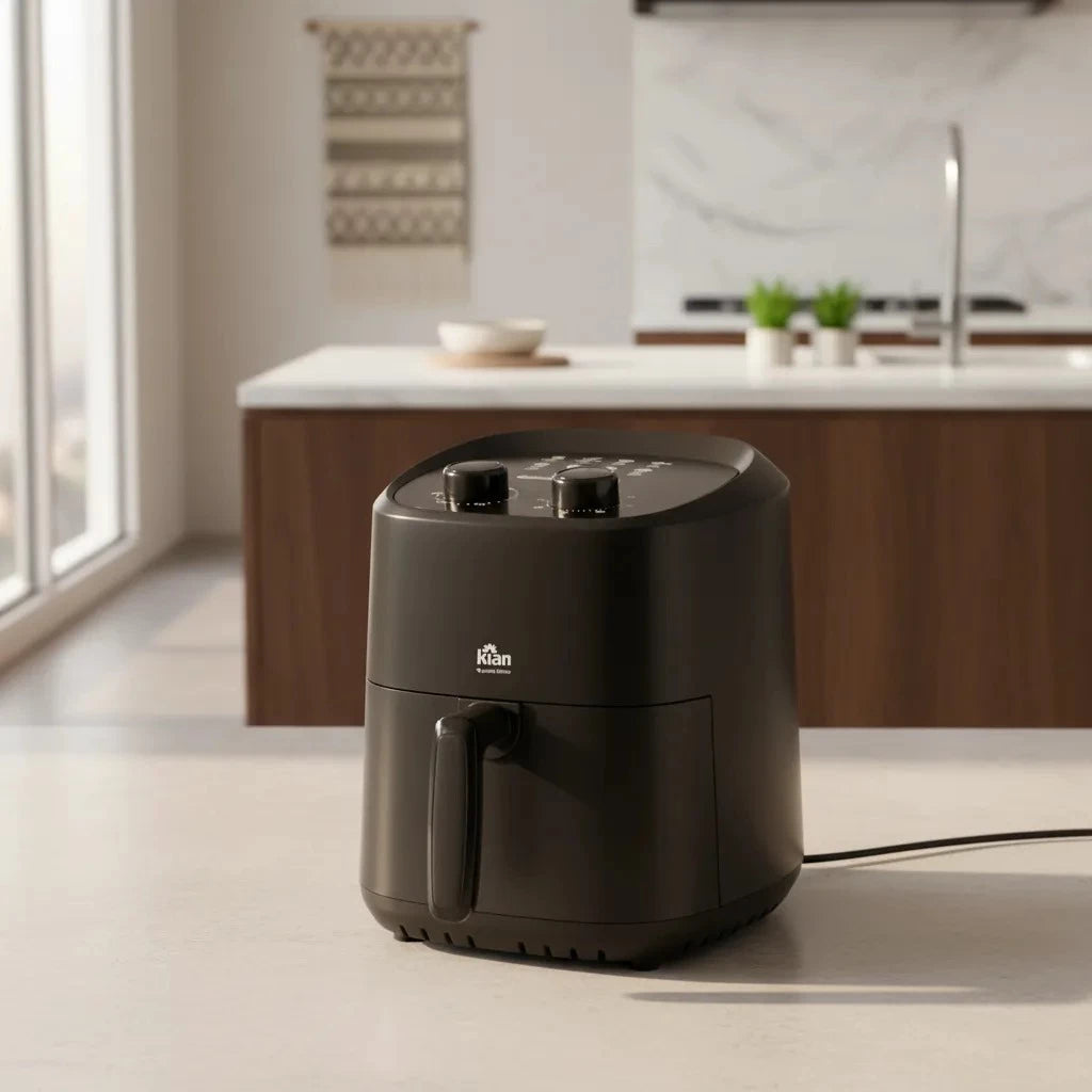 Air Fryer 3,5L Kian AF-105 Preto 127V 1200W – Fritadeira Sem Óleo | Turbo Air 360°
