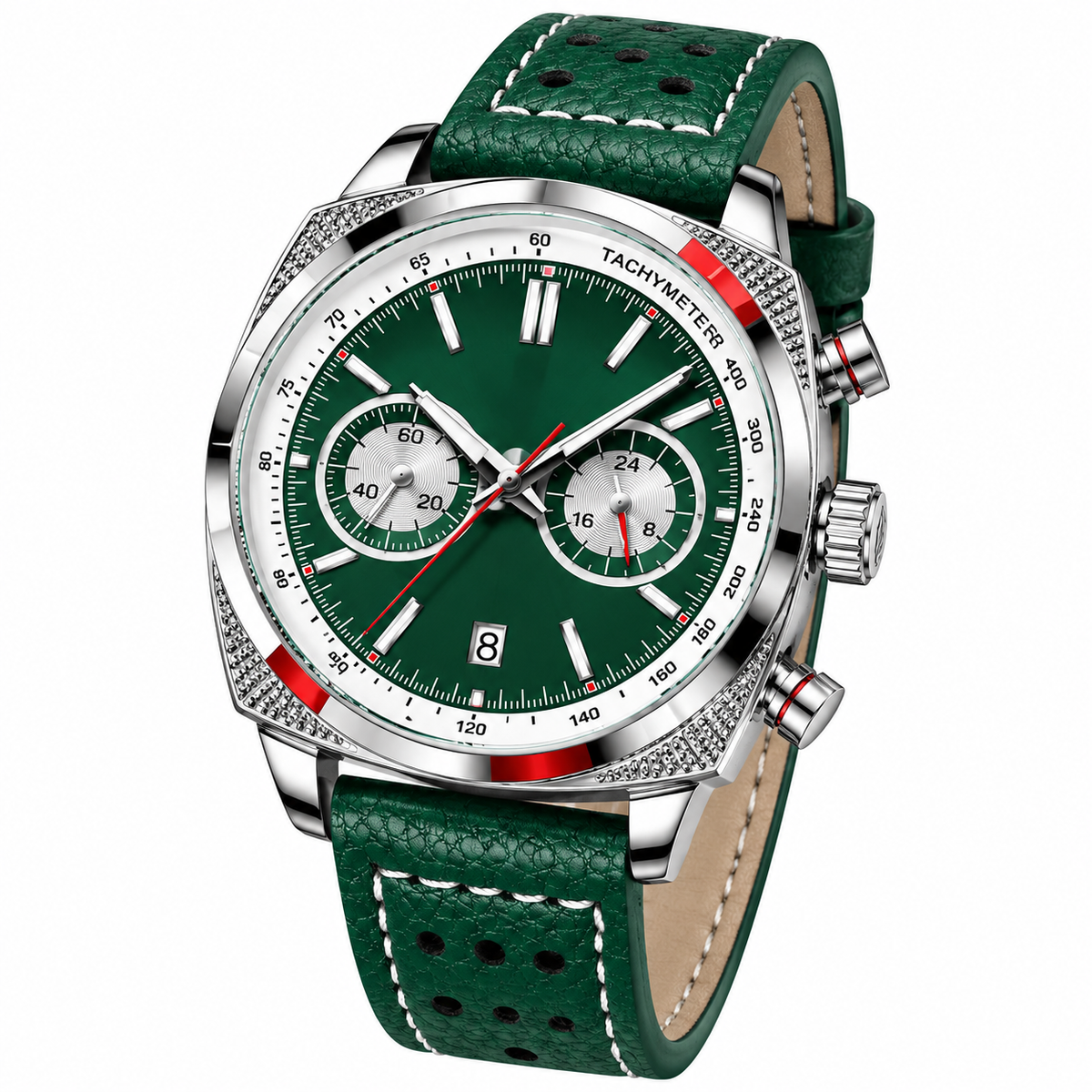 Relógio de Pulso Masculino Elegante de Quartzo com Cronógrafo – Modelo 30