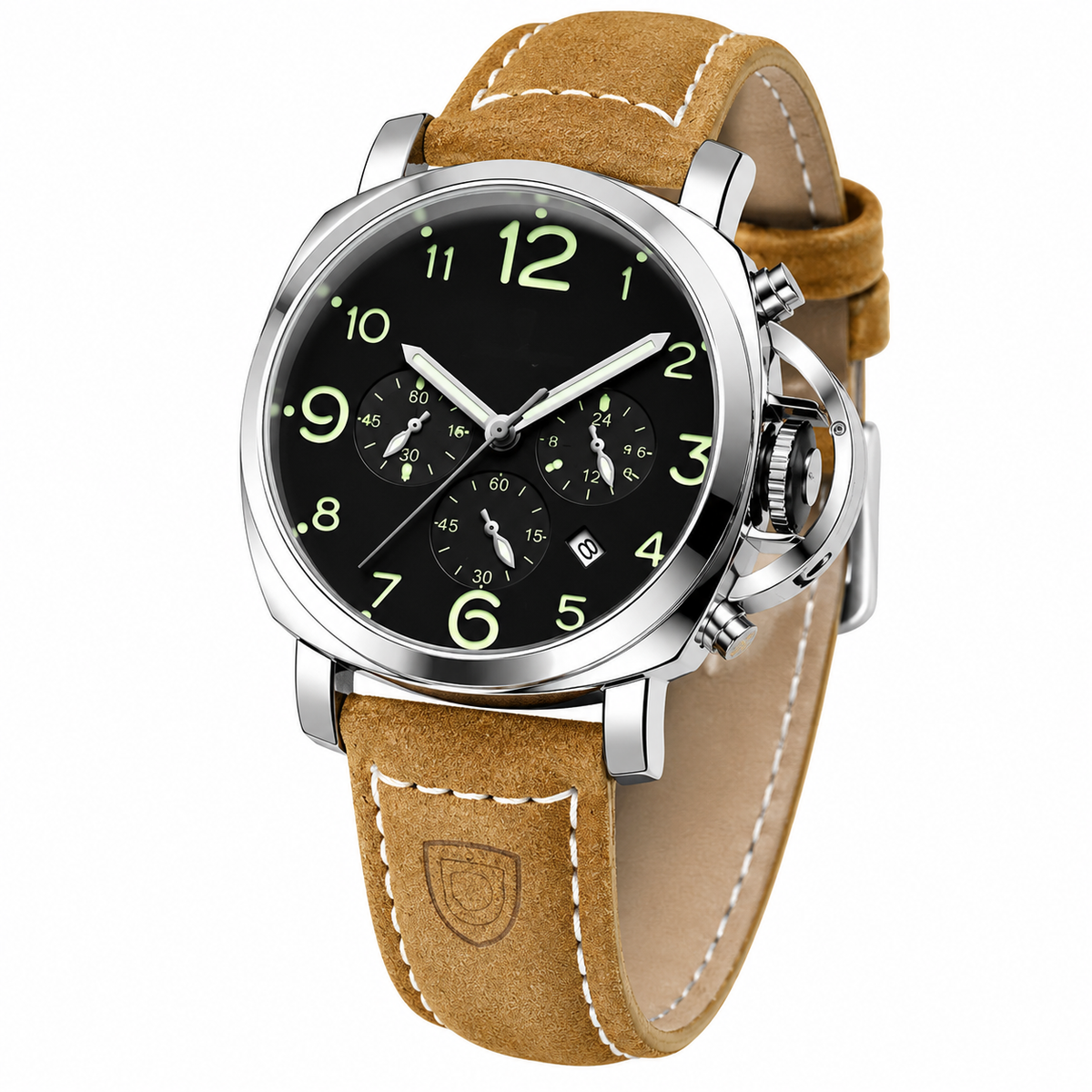 Relógio de Pulso Masculino Militar de Quartzo com Luminoso