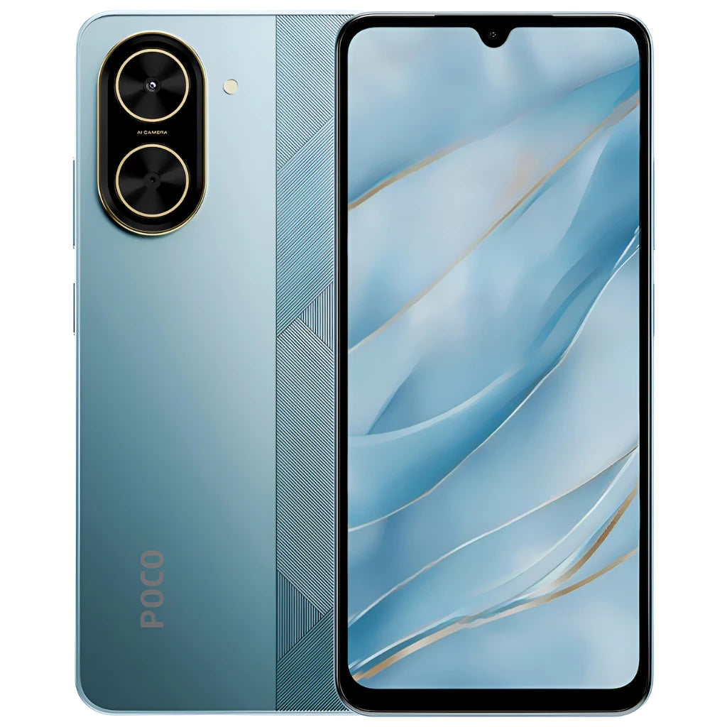 Celular Smartphone Poco C71 128GB / 64GB Dual Sim Global (COM CAPINHA E PELÍCULA DE CORTESIA)