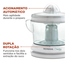 Espremedor Turbo Citrus, Mondial, 25W - E-01
