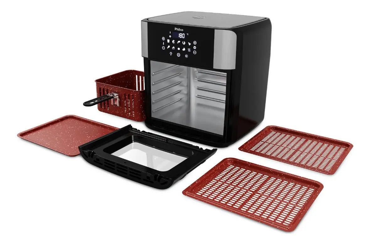 Fritadeira Air Fryer Philco PAF16A 4 Em 1 Painel Digital 16l