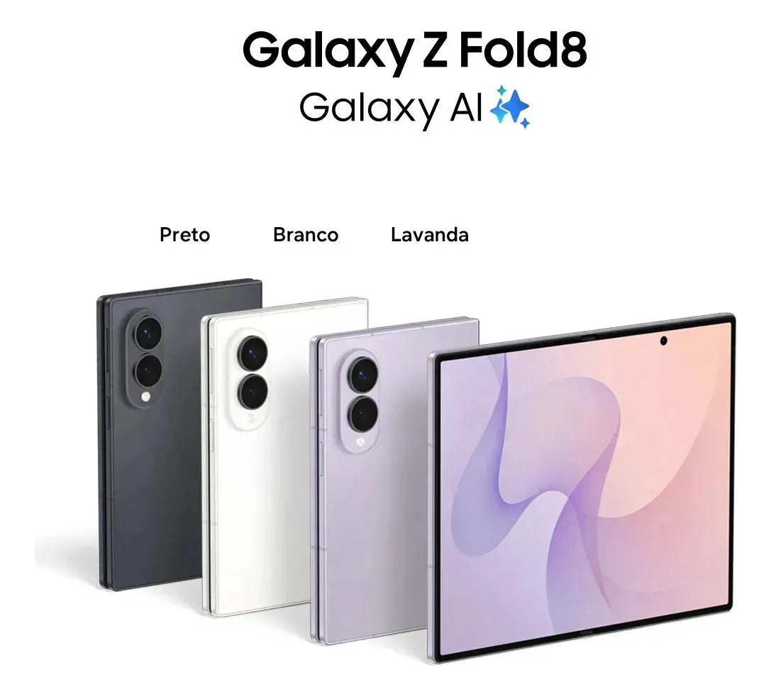 Celular Galaxy Z Fold8 512gb, 12gb Ram Tela 7.6 - Preto