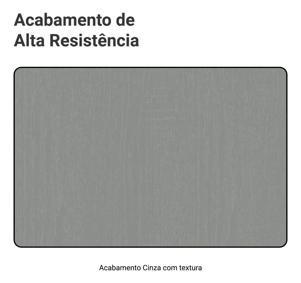 Armário Cozinha Completa Suspenso 300cm Cinza Nice Madesa 06