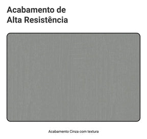 Armário Cozinha Completa Suspenso 300cm Cinza Nice Madesa 06