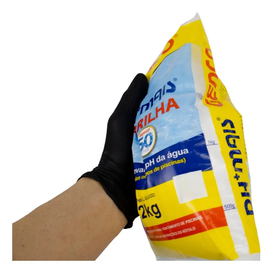 Barrilha Genco 2 Kg Elevador de pH Granulado para Piscina