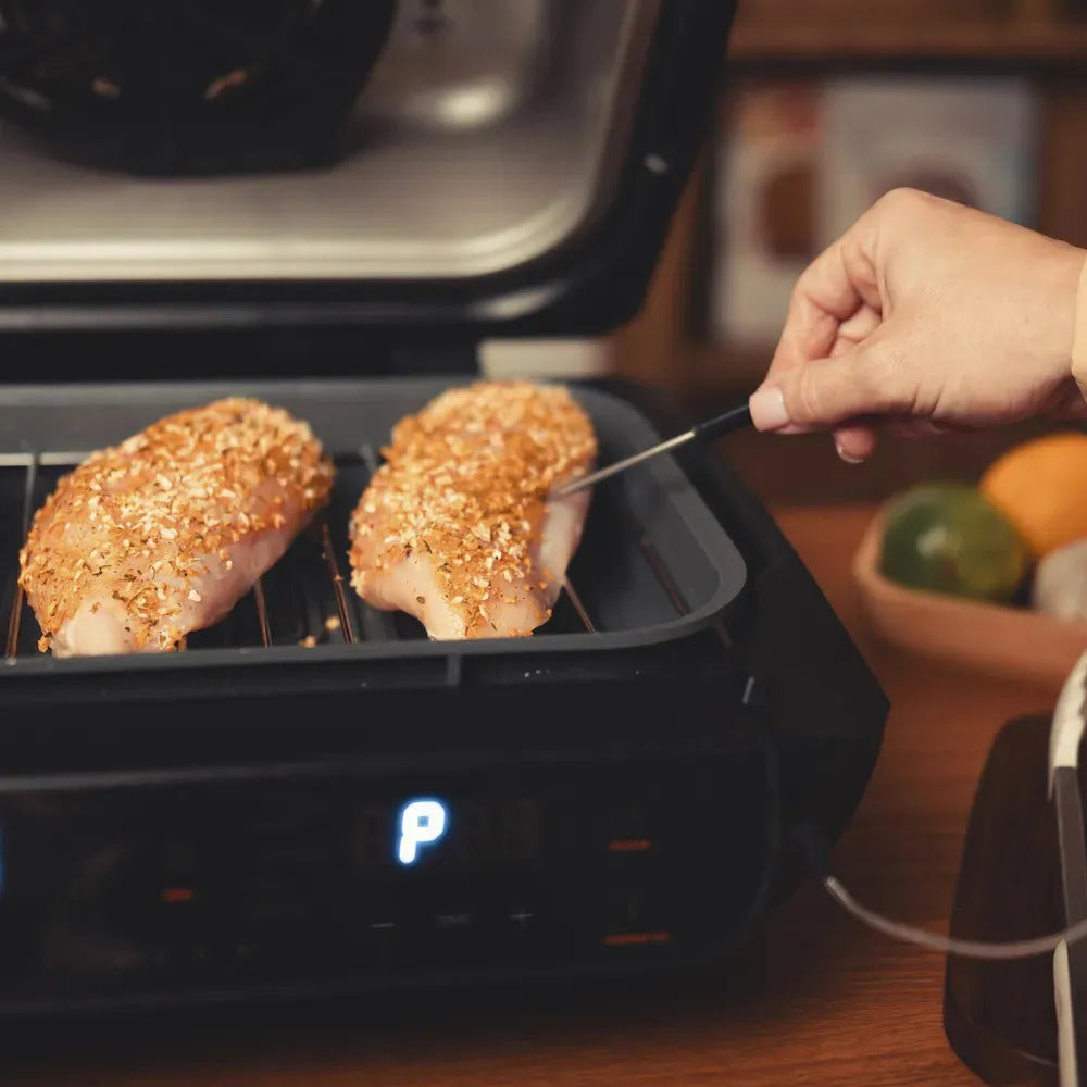 Fritadeira Elétrica Air Fryer Wap Barbecue Wc Ab1090 Smoker Função Defumado E 4 Níveis De Grelha