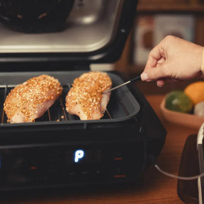 Fritadeira Elétrica Air Fryer Wap Barbecue Wc Ab1090 Smoker Função Defumado E 4 Níveis De Grelha