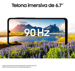 Celular Galaxy A07 256gb, 8gb, Câmera 50mp, Tela 6.7 , Proteção Ip54, Processador 6nm - Violeta