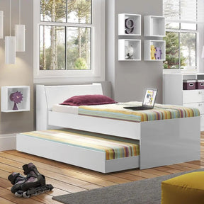 Cama Solteiro Bicama Ditália Bb-28 Branco