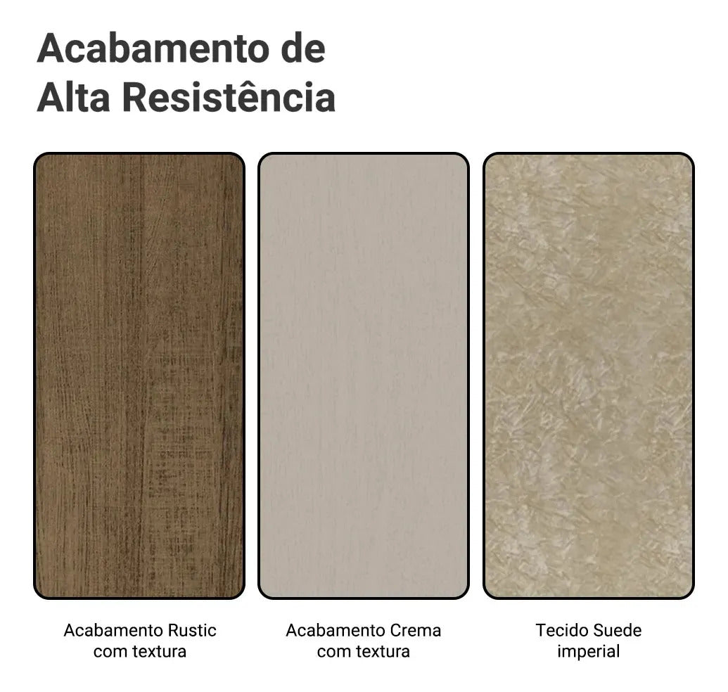 Mesa Hellena com vidro temperado