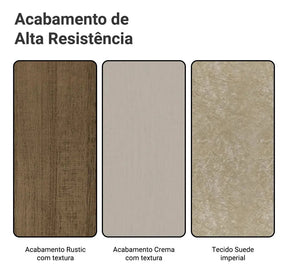 Mesa Hellena com vidro temperado
