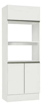 Torre Quente Armário de Cozinha Para 2 Fornos 100% Mdf Branco Smart Madesa G267500909