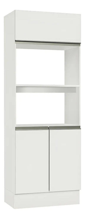 Torre Quente Armário de Cozinha Para 2 Fornos 100% Mdf Branco Smart Madesa G267500909