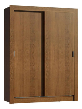 Guarda-roupa Solteiro Madesa Denver 2 Portas De Correr R Cor Rustic