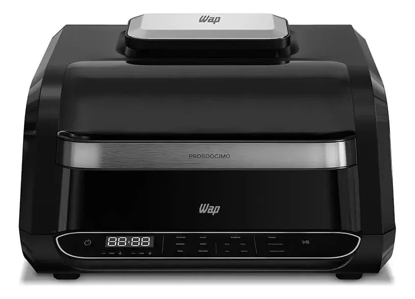 Fritadeira Elétrica Air Fryer 8 em 1 Wap Barbecue Heat Digital Wc Ab1030 127V