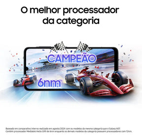 Celular Galaxy A07 256gb, 8gb, Câmera 50mp, Tela 6.7 , Proteção Ip54, Processador 6nm - Violeta