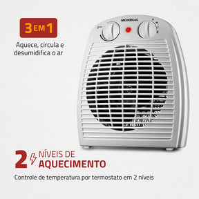 Aquecedor A Ar, Mondial 1500W A-08