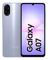 Celular Galaxy A07 256gb, 8gb, Câmera 50mp, Tela 6.7 , Proteção Ip54, Processador 6nm - Violeta