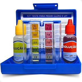 Kit Teste Ph E Cloro Para Medir Qualidade Da Agua E Piscinas
